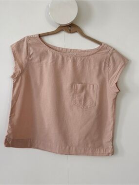 Mollusk Surf Shop Women's Dusty Pink Short Sleeve Benetau Tee XS